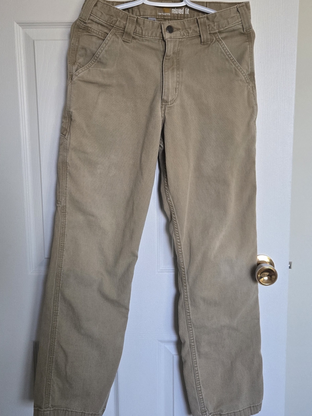 Carhartt Tan Relaxed Fit Men's Chinos